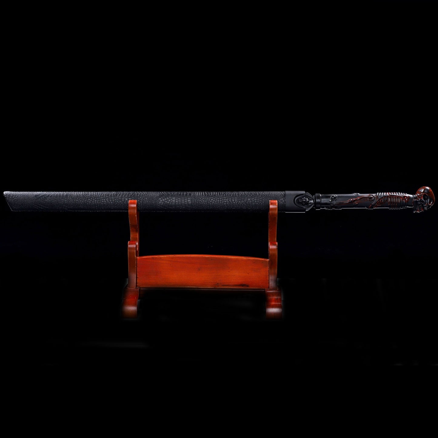 Ninja Sword _ Handmade Japanese Ninjato Sword With Black Blade