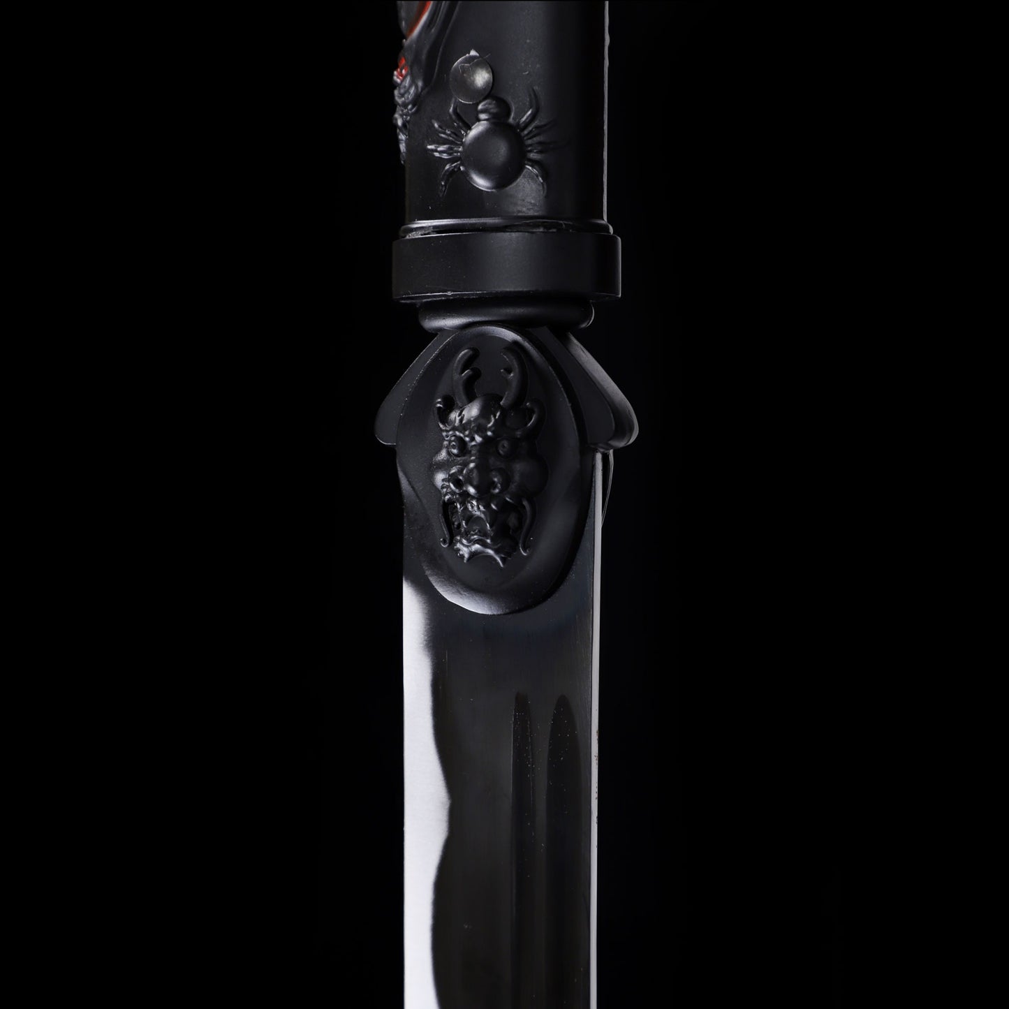 Ninja Sword _ Handmade Japanese Ninjato Sword With Black Blade