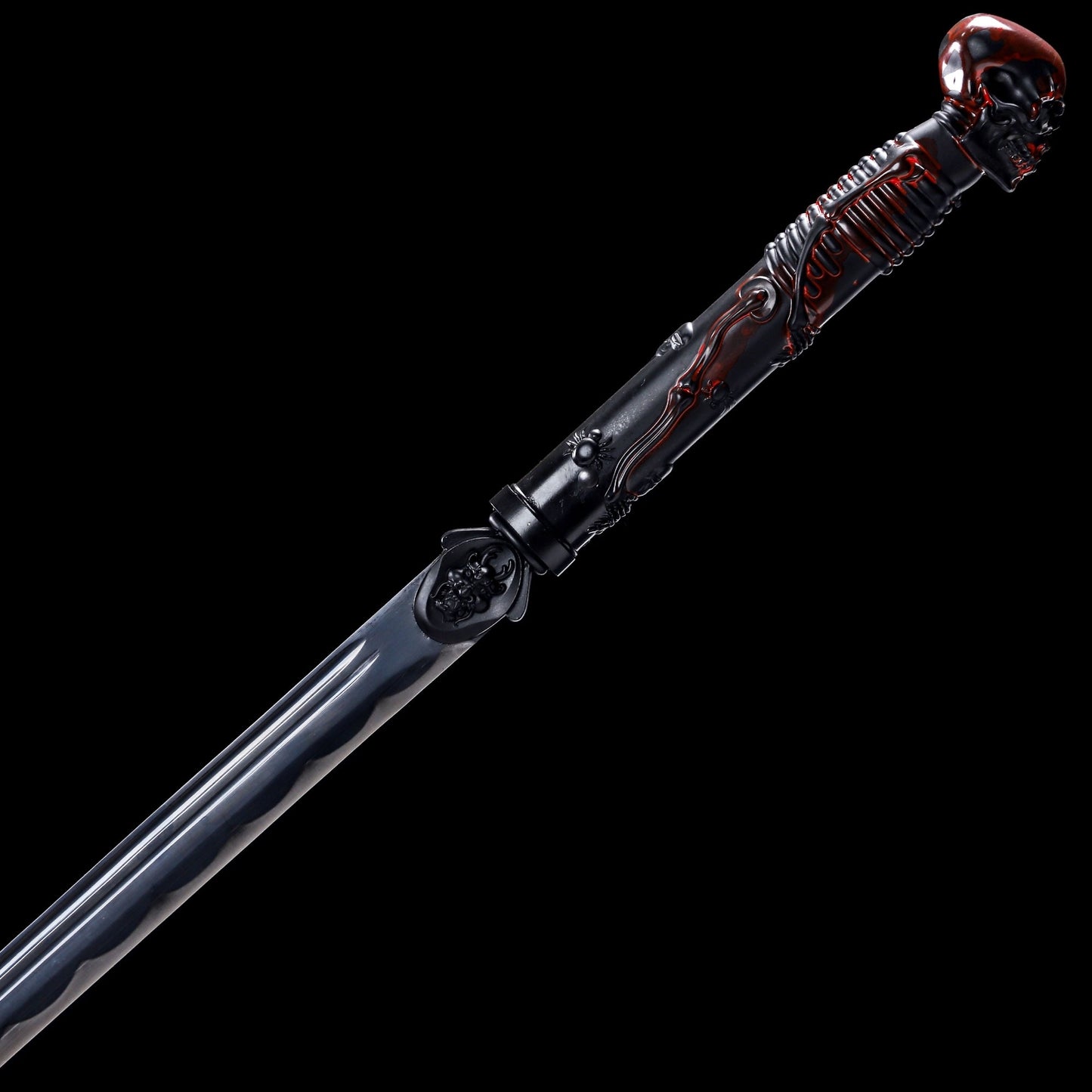 Ninja Sword _ Handmade Japanese Ninjato Sword With Black Blade