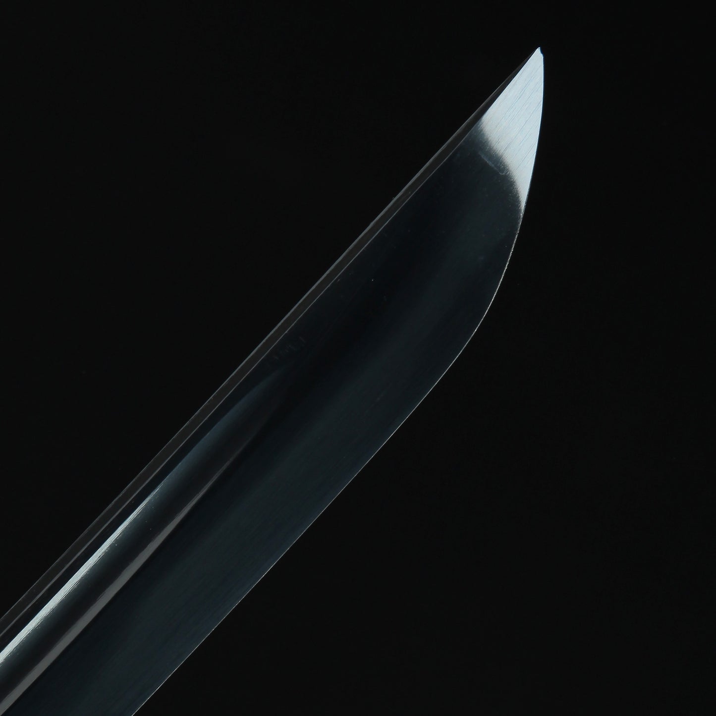 Obsidian Katana _ Handmade Japanese Obsidian Katana With Black Blade And Strap