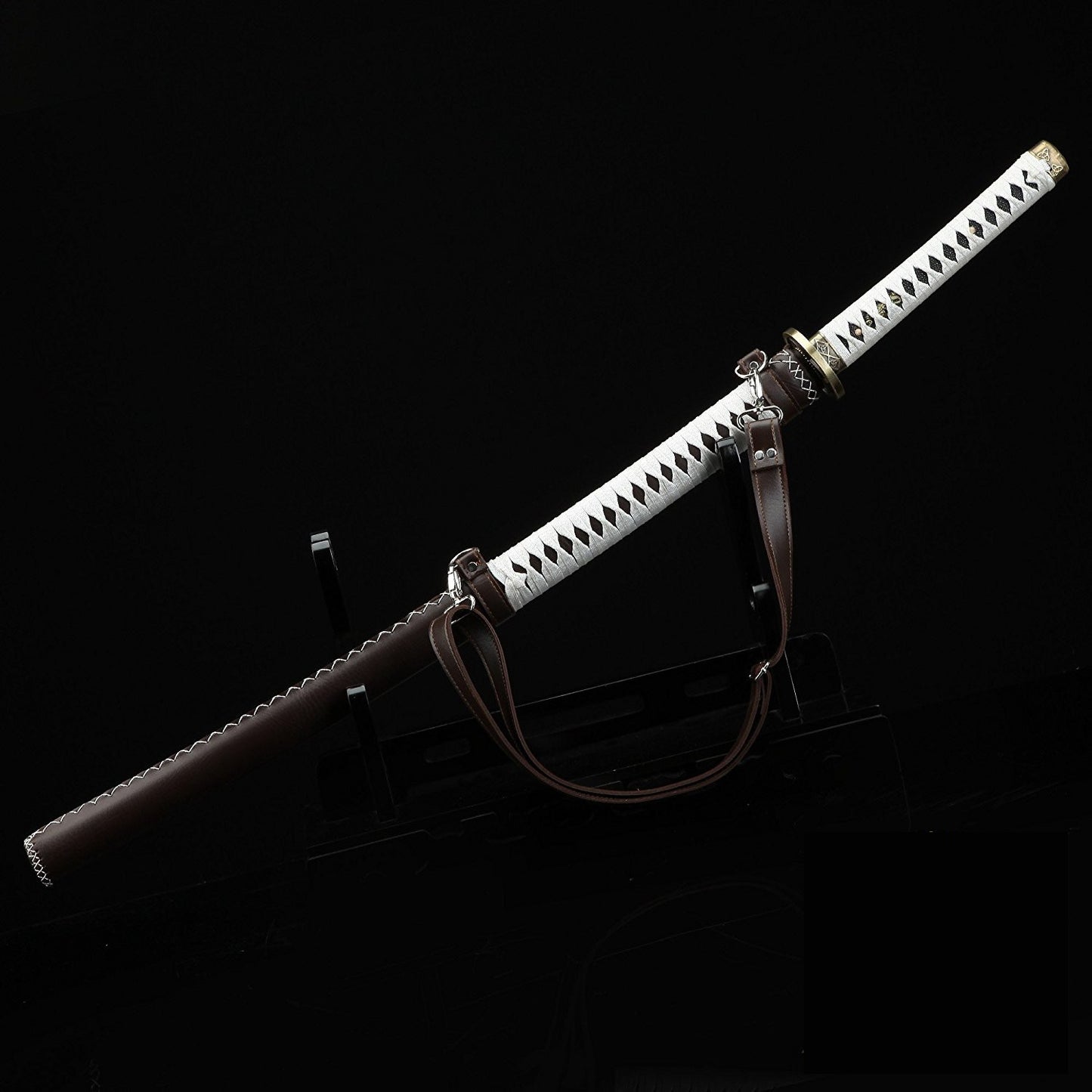 Michonne's Sword _ The Walking Dead Michonne's Katana, Zombie Slayer Katana Sword With Strap