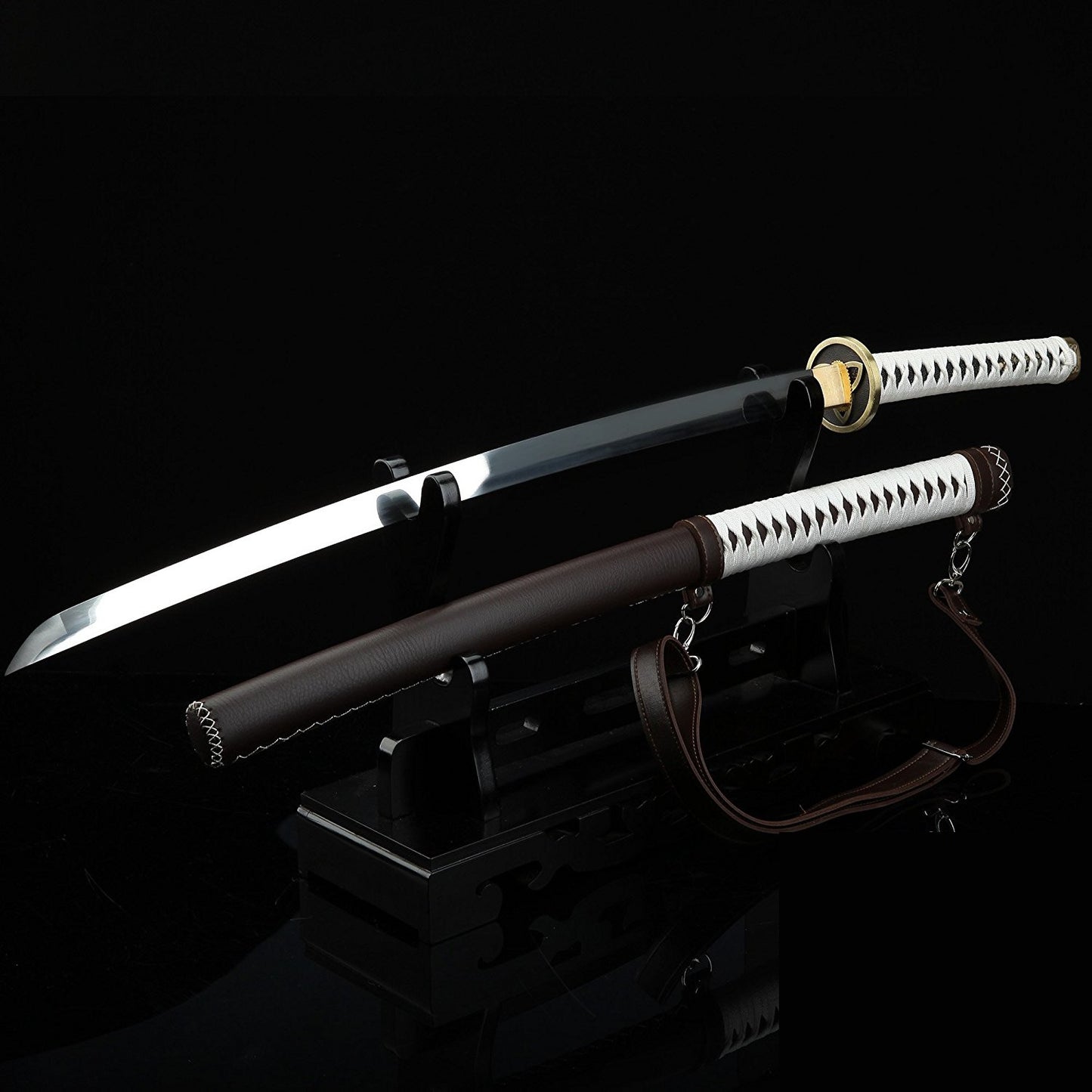 Michonne's Sword _ The Walking Dead Michonne's Katana, Zombie Slayer Katana Sword With Strap