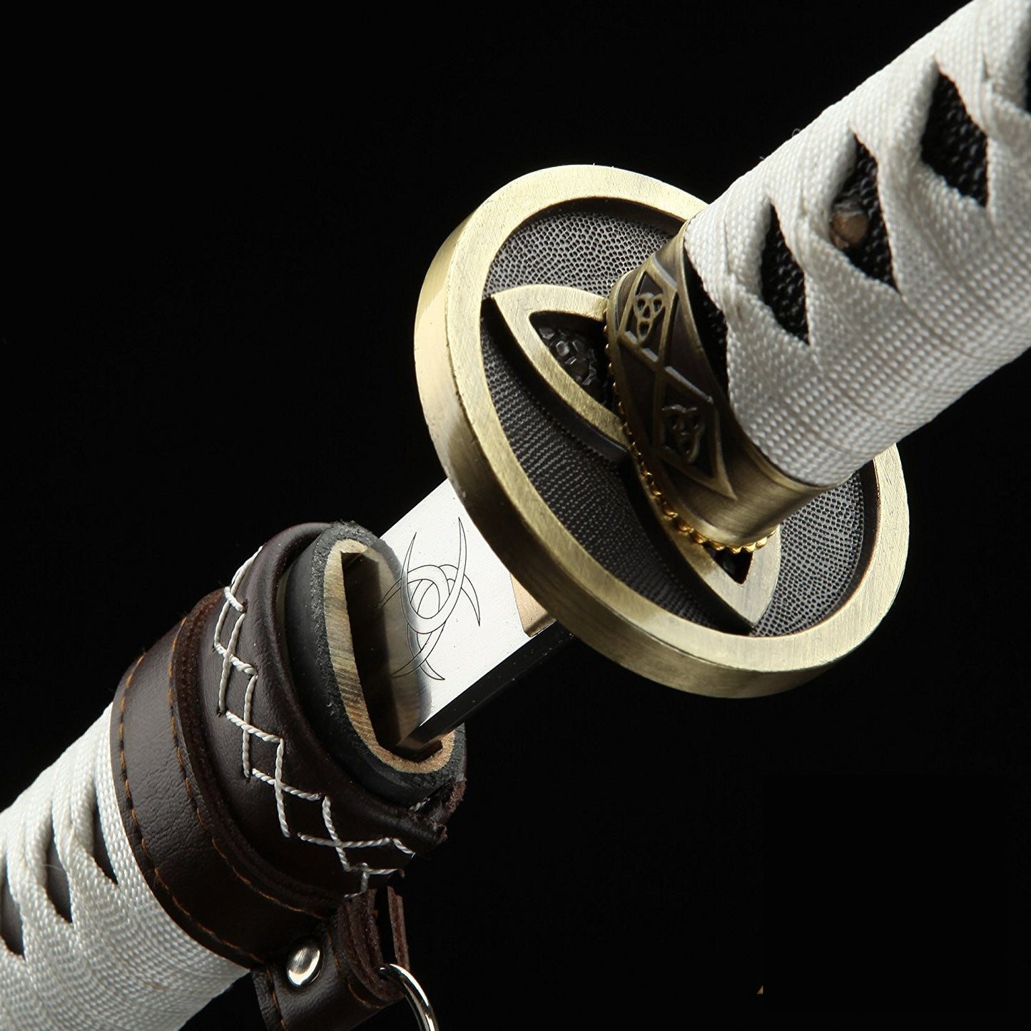 Michonne's Sword _ The Walking Dead Michonne's Katana, Zombie Slayer Katana Sword With Strap