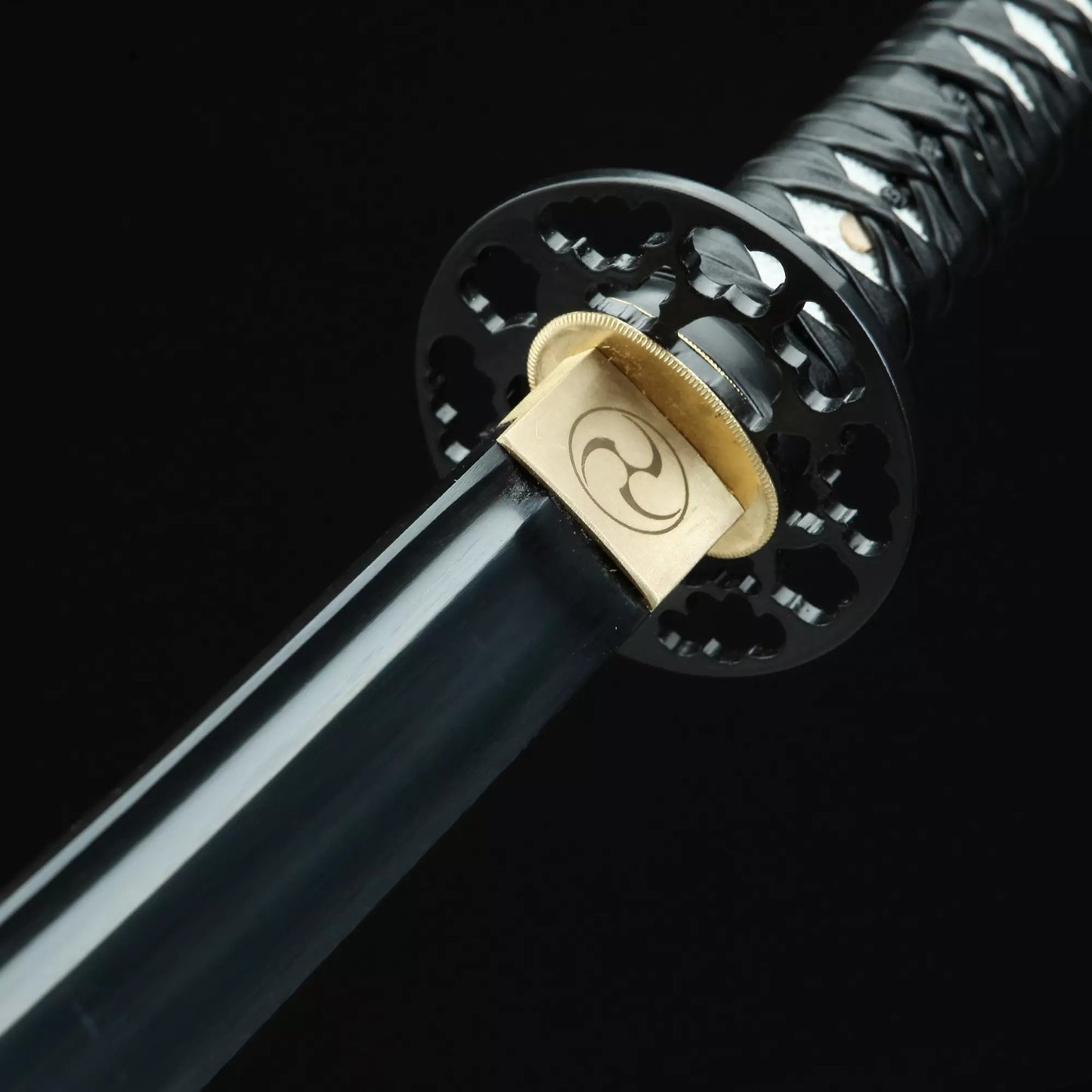 Samurai Sword _ Handmade Japanese Samurai Sword 1095 Carbon Steel With Black Blade