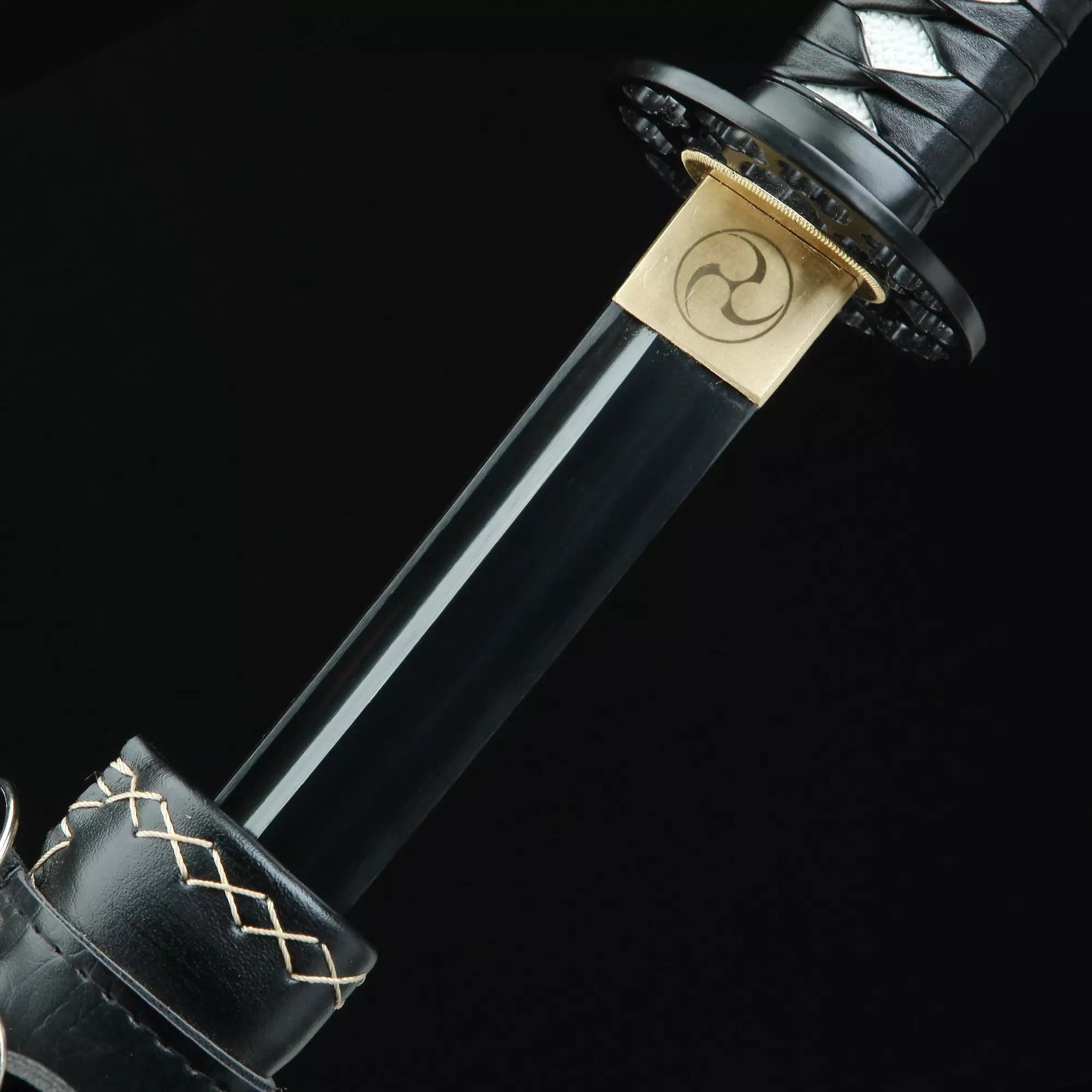 Samurai Sword _ Handmade Japanese Samurai Sword 1095 Carbon Steel With Black Blade