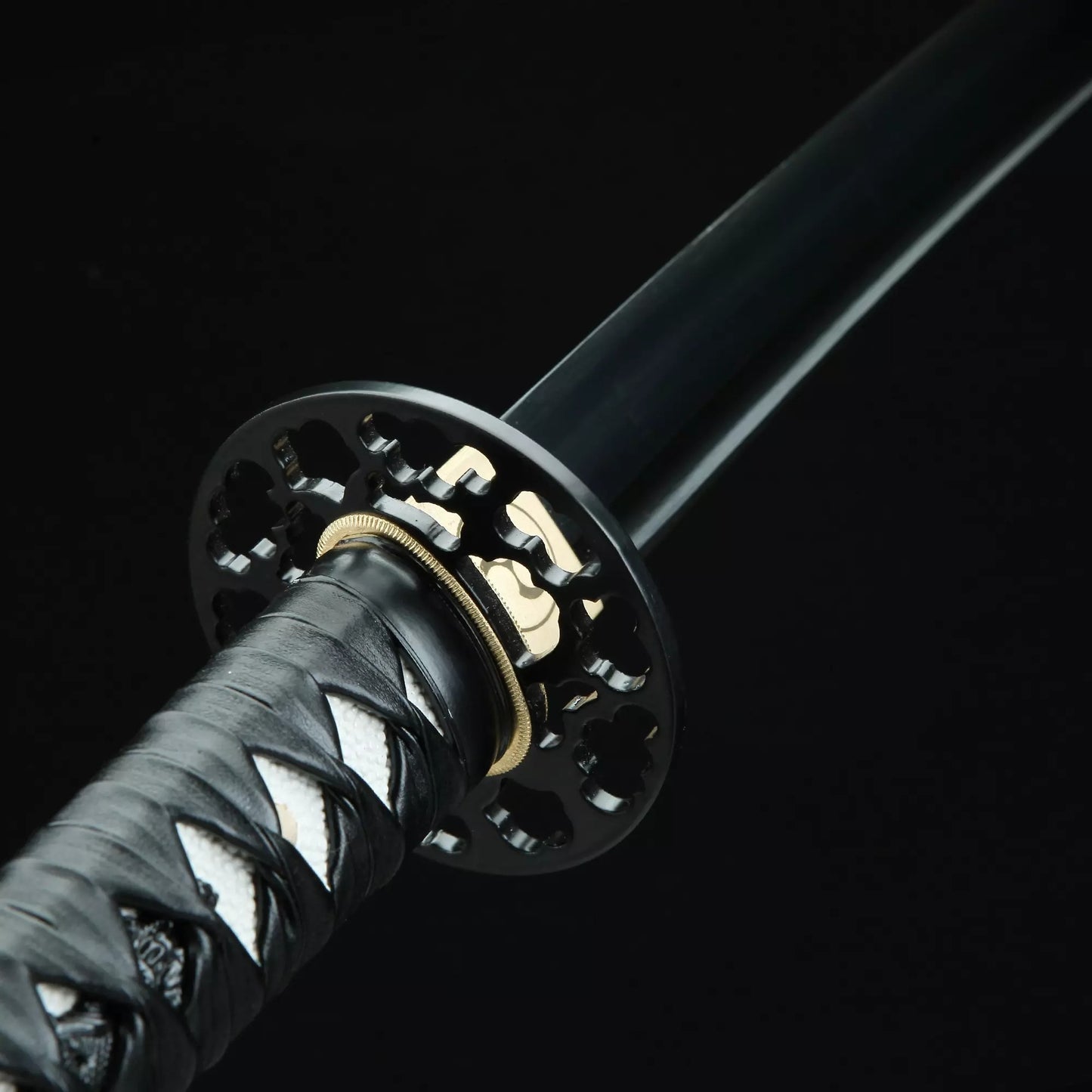 Samurai Sword _ Handmade Japanese Samurai Sword 1095 Carbon Steel With Black Blade