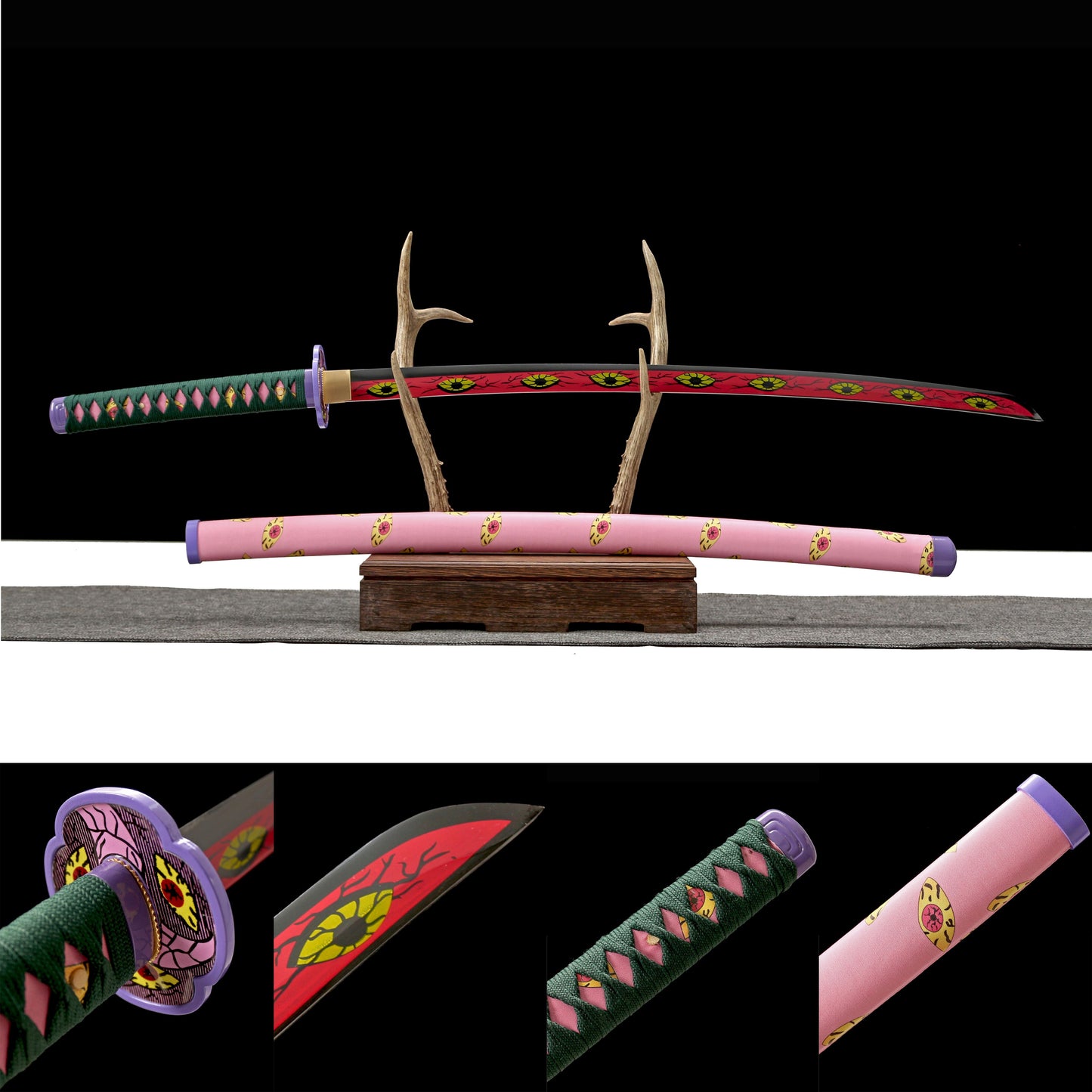 1:1 Replica Kokushibo Worn Katana