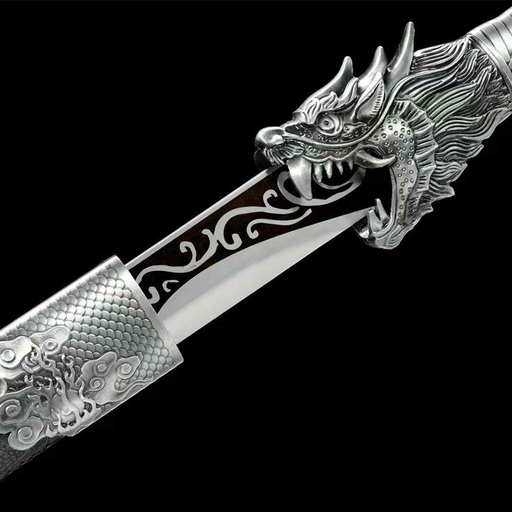 Handcrafted Full Tang Sword With 1065 Carbon Steel Blade Tang Hengdao ~Qingming