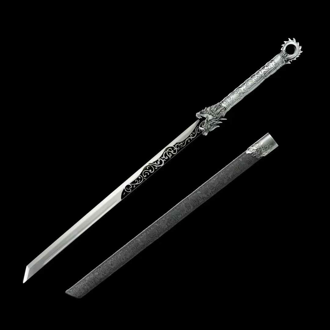 Handcrafted Full Tang Sword With 1065 Carbon Steel Blade Tang Hengdao ~Qingming