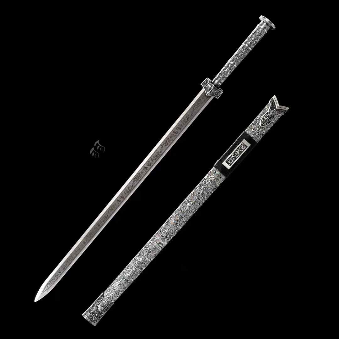 Handcrafted Full Tang Sword With 1065 Carbon Steel Blade Tang Hengdao ~Tiangang Sword