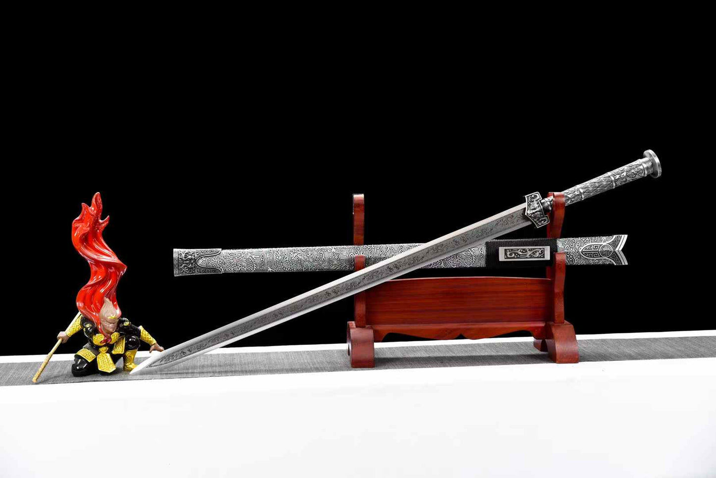Handcrafted Full Tang Sword With 1065 Carbon Steel Blade Tang Hengdao ~Tiangang Sword