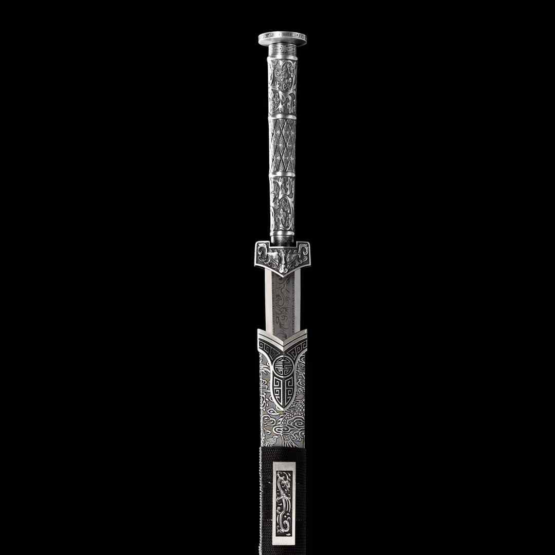 Handcrafted Full Tang Sword With 1065 Carbon Steel Blade Tang Hengdao ~Tiangang Sword