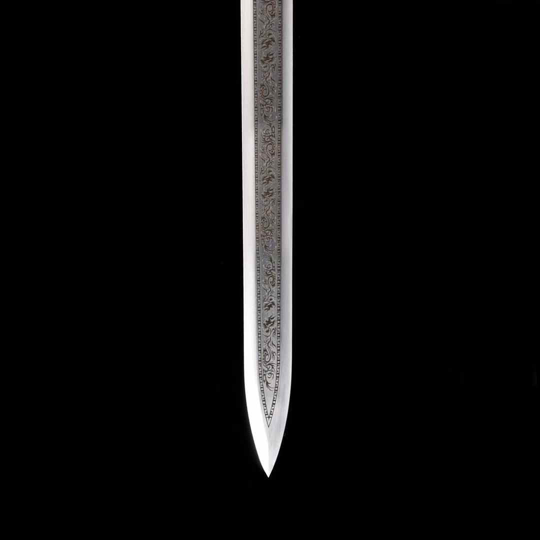 Handcrafted Full Tang Sword With 1065 Carbon Steel Blade Tang Hengdao ~Tiangang Sword