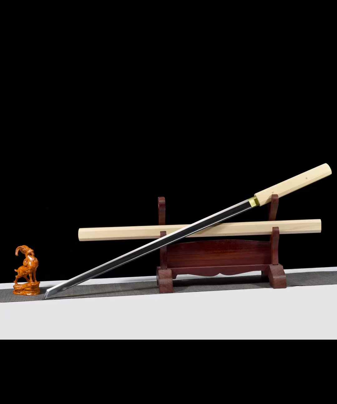 One-piece hexagonal white wood Tang horizontal sword(SHARP)