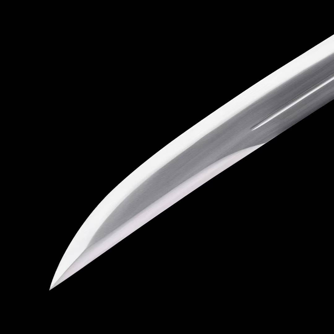 Black Gold Embroidered Spring Knife ~ Falling Shadow (SHARP)