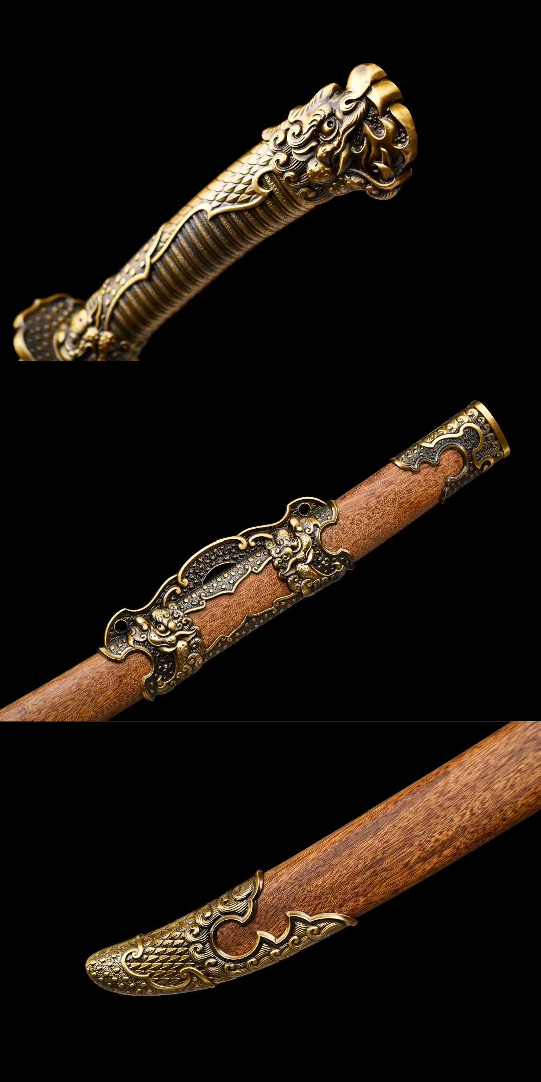 Embroidered Spring Knife ~ Dragon Roar
