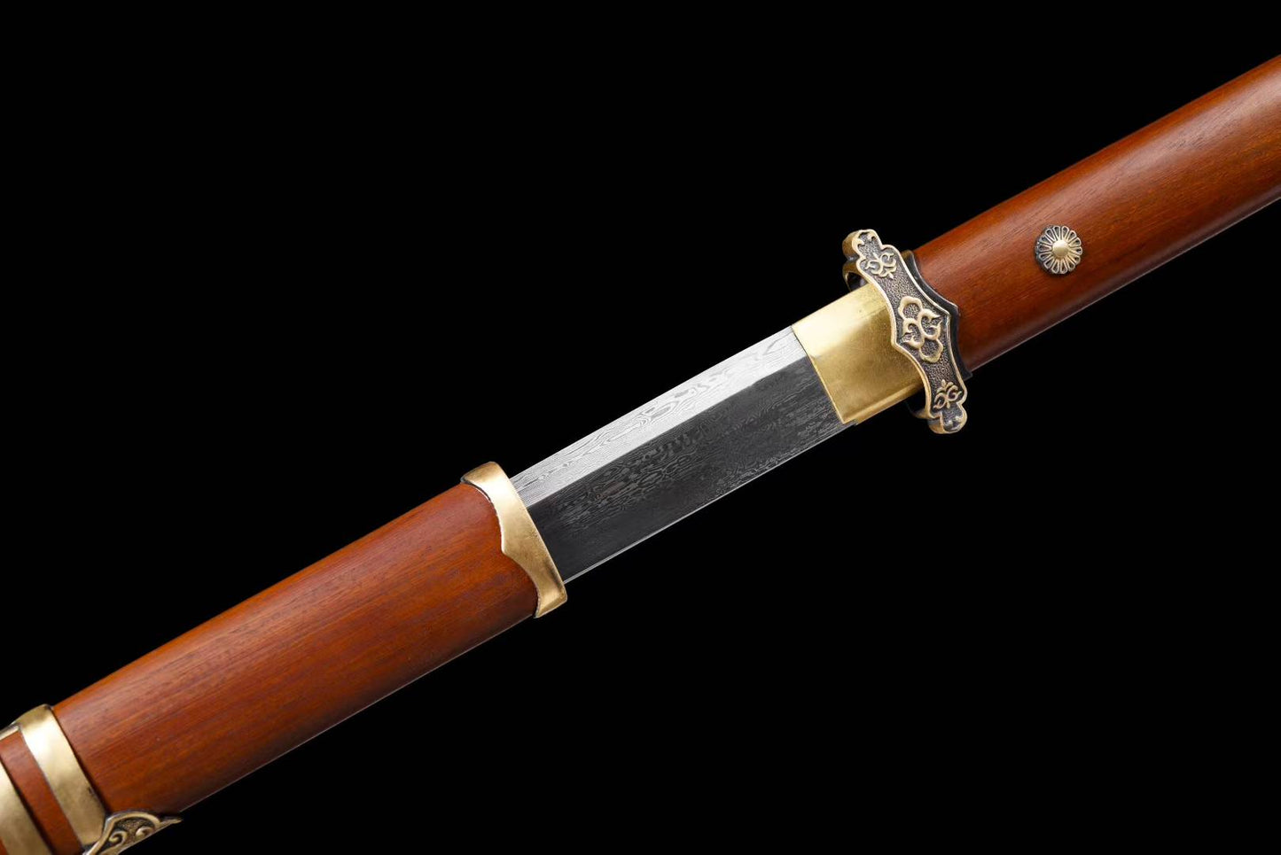 Copper-clad Simple Tang Sword
