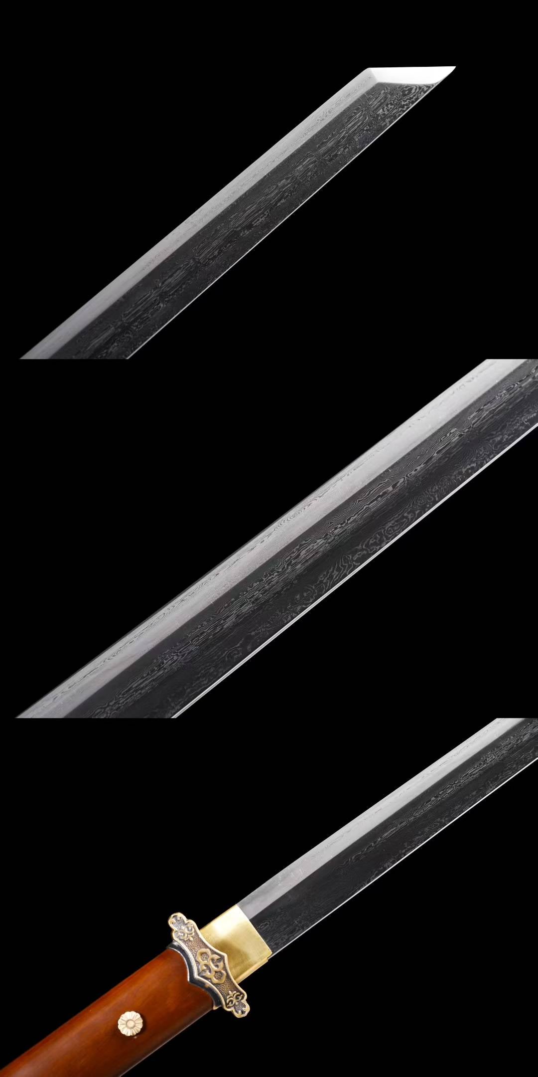 Copper-clad Simple Tang Sword