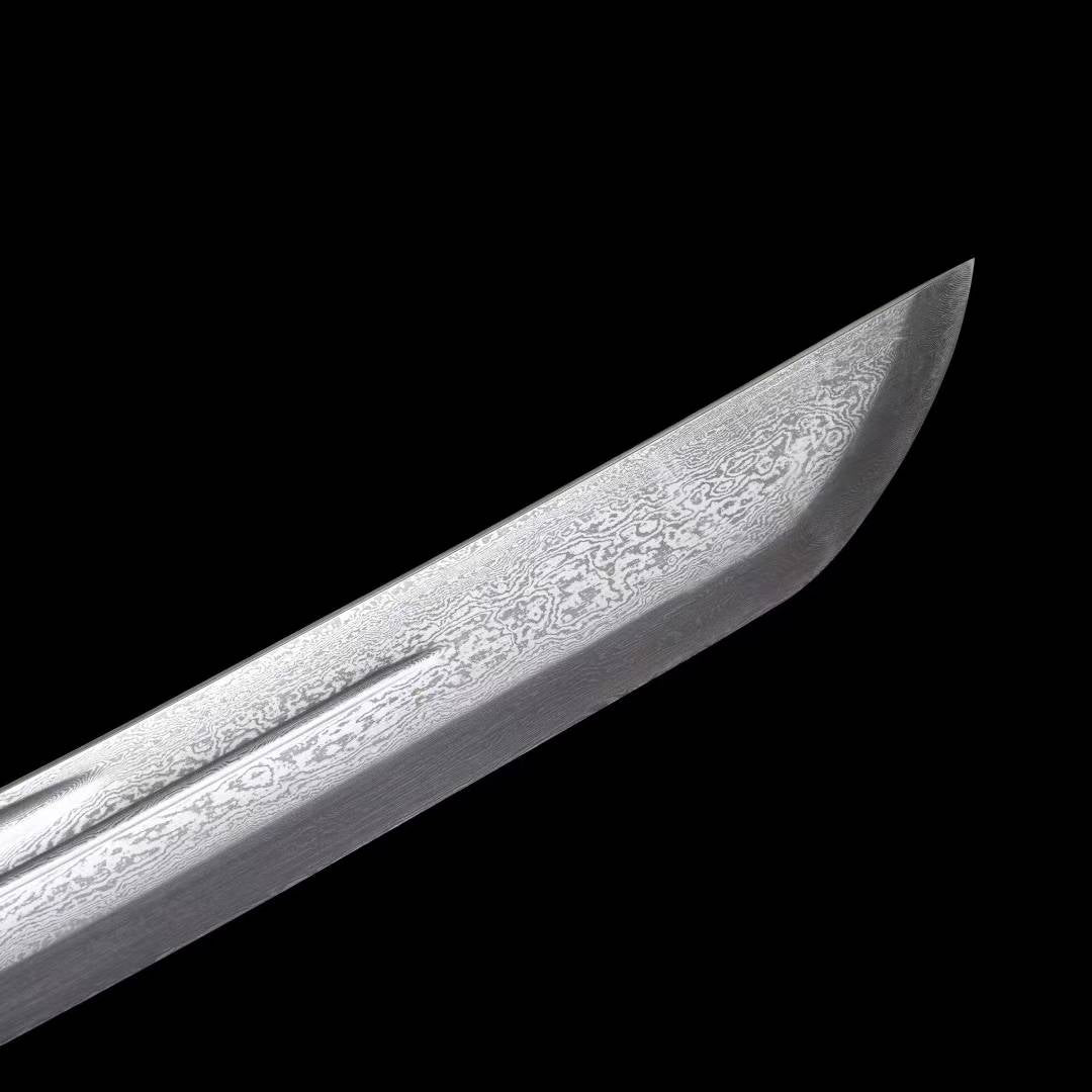 Copper-clad black gold ancient sword