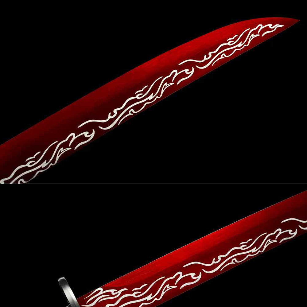 Handcrafted Full Tang Sword With 1065 Carbon Steel Blade Tang Hengdao ~Qingdao~Zidian