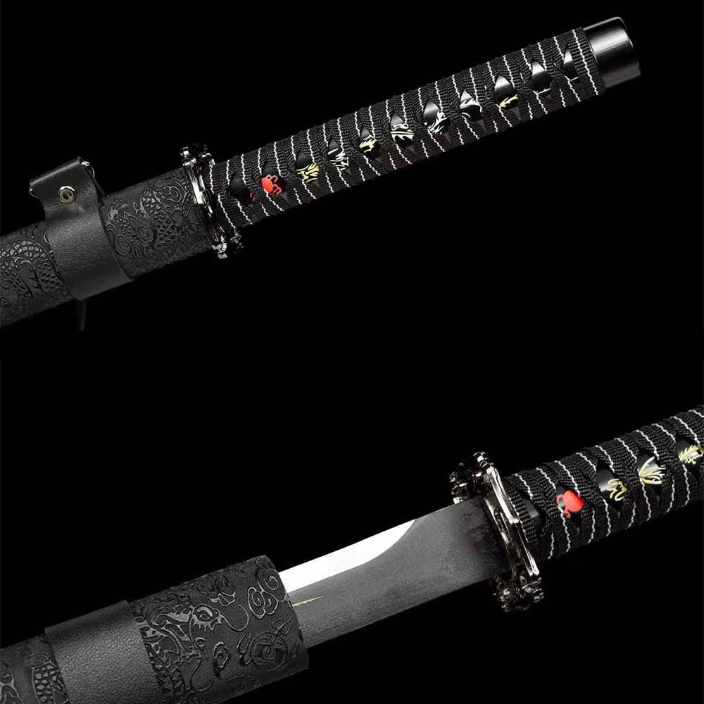 Handcrafted Full Tang Sword With 1065 Carbon Steel Blade Tang Hengdao ~ Baizhan