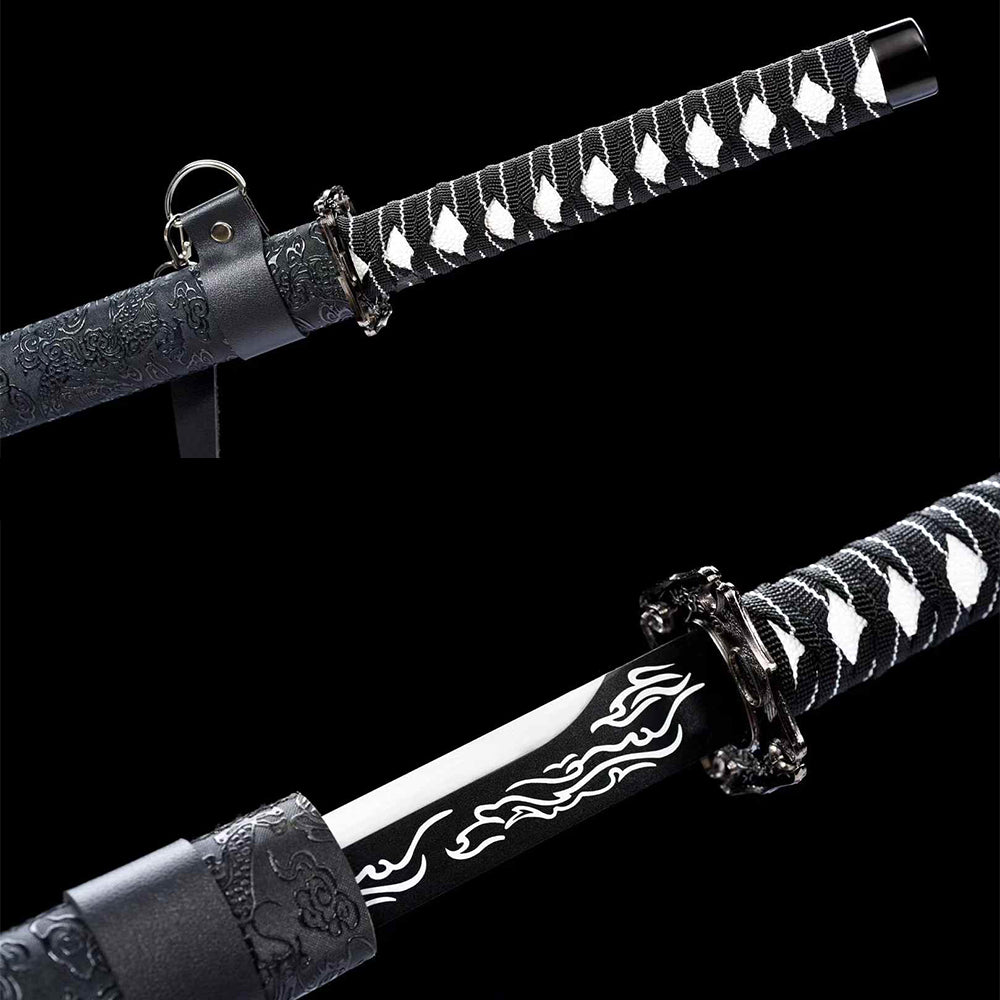 Handcrafted Full Tang Sword With 1095 Carbon Steel Blade Corpse dragon cold flame