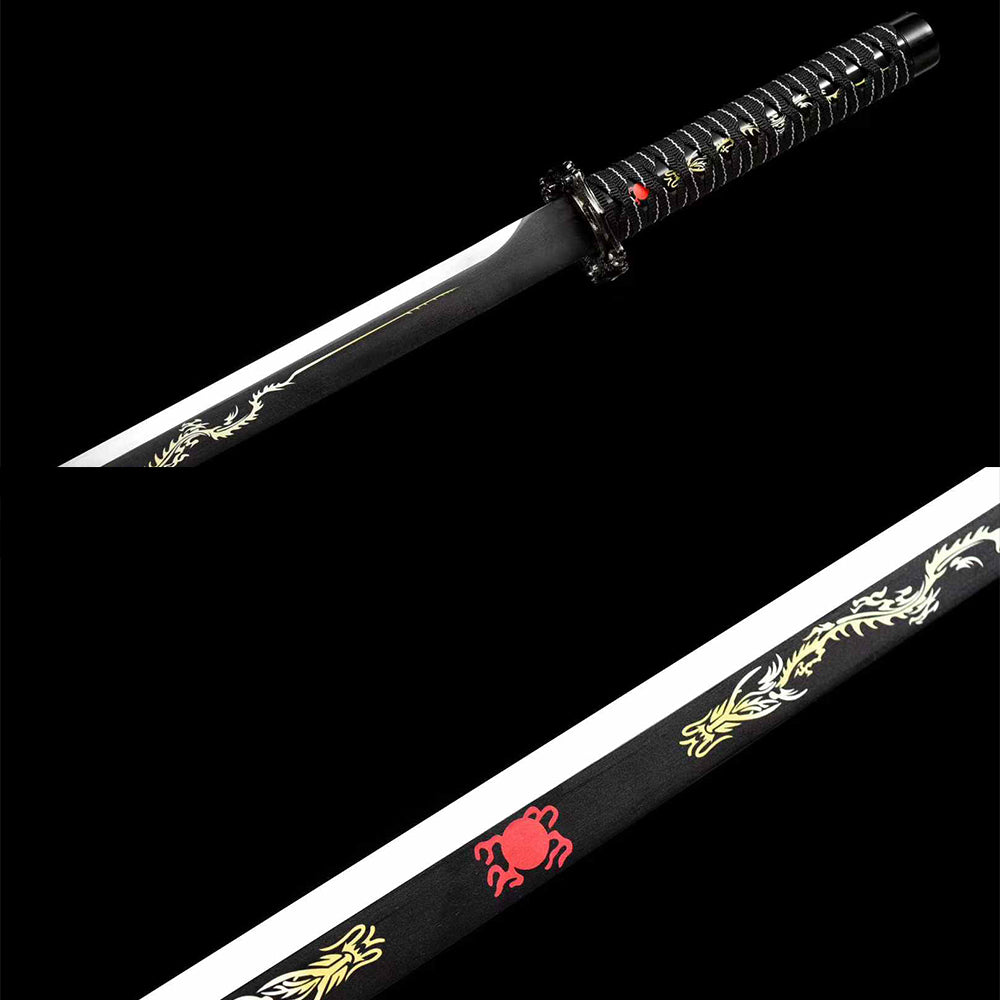 Handcrafted Full Tang Sword With 1065 Carbon Steel Blade Tang Hengdao ~ Baizhan