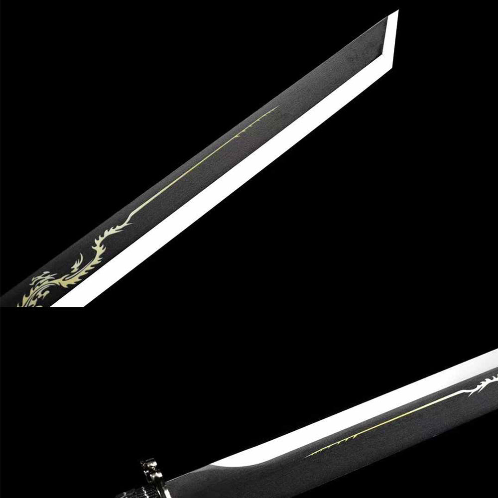 Handcrafted Full Tang Sword With 1065 Carbon Steel Blade Tang Hengdao ~ Baizhan