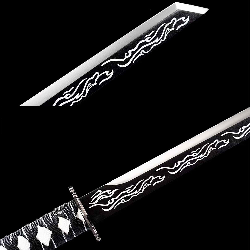 Handcrafted Full Tang Sword With 1095 Carbon Steel Blade Corpse dragon cold flame