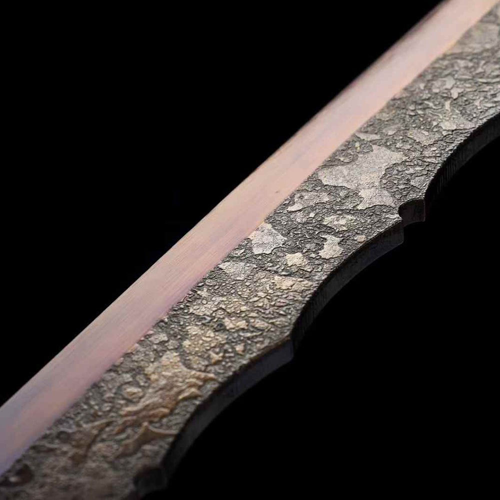 Handcrafted Full Tang Sword One-piece Embroidered Spring Knife ~ Soul Devourer