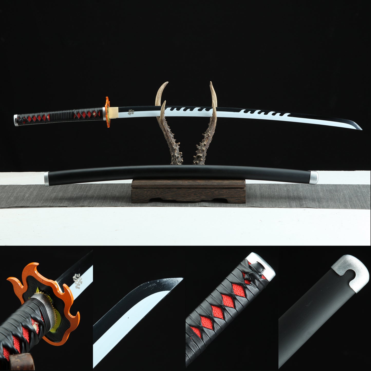 1:1 Replica Kamado Tanjirou Worn Katana