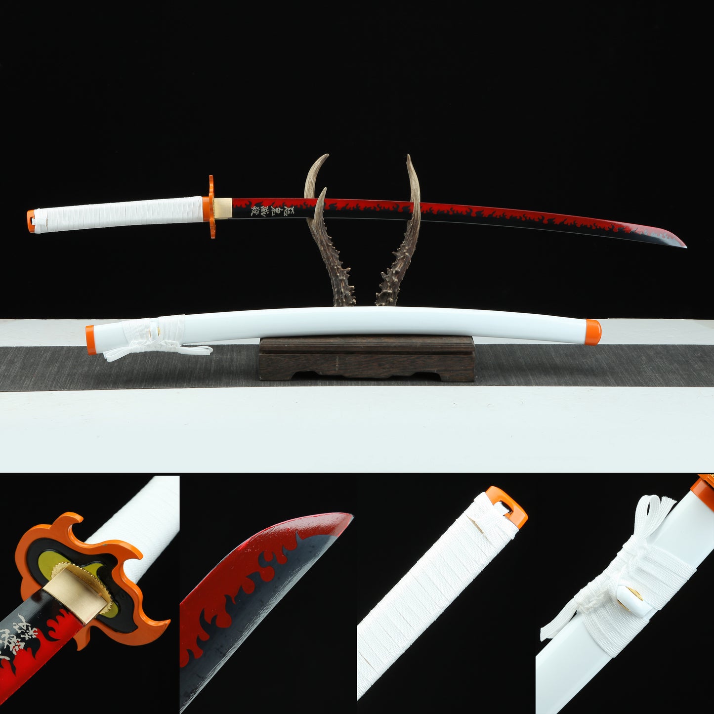 1:1 Replica Kyojuro Rengoku Worn Katana
