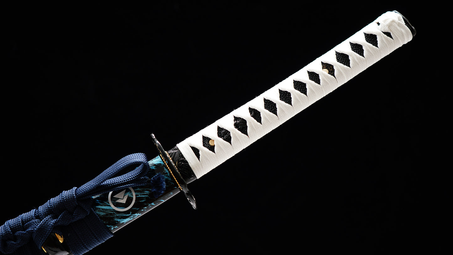 1:1 replica of Ghost of Tsushima (third generation) Includes katana and wakizashi