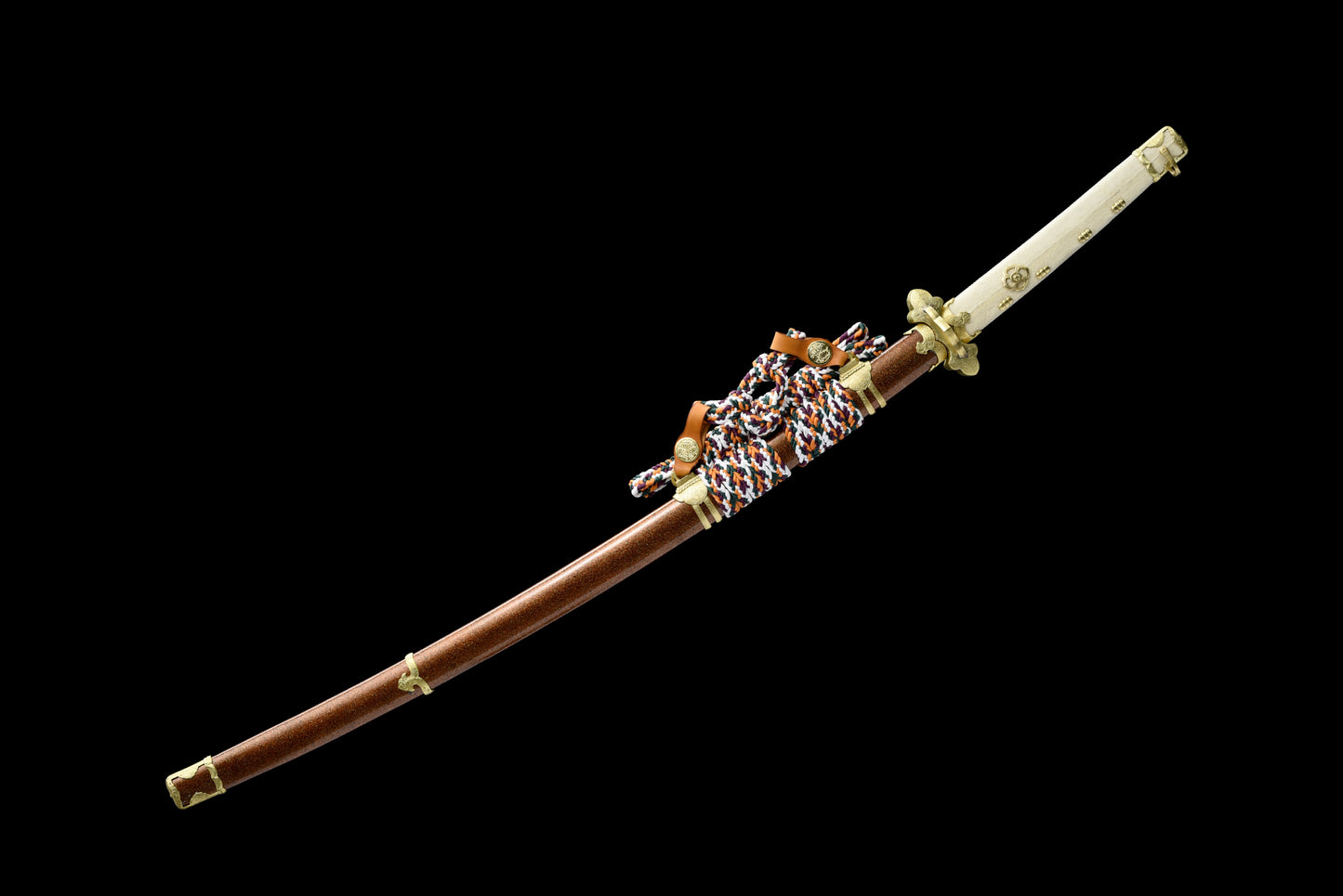 Fish Skin Scabbard with Tosa-mon Brocade Sashimono Tachi Koshirae(Custom-made products: Delivery within 30 days.)