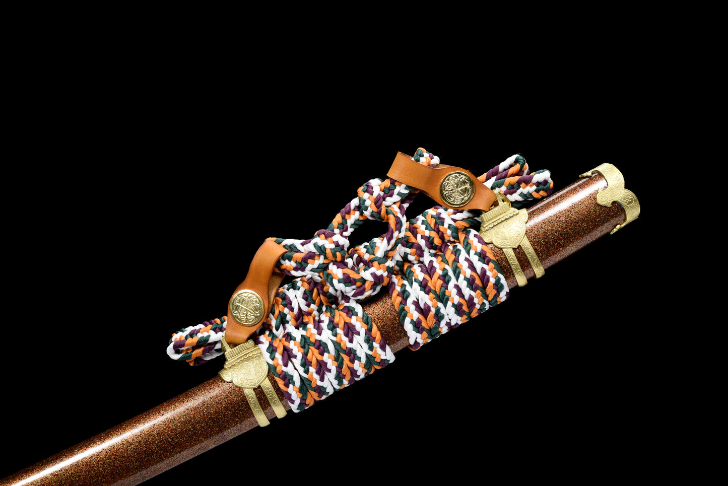 Fish Skin Scabbard with Tosa-mon Brocade Sashimono Tachi Koshirae(Custom-made products: Delivery within 30 days.)