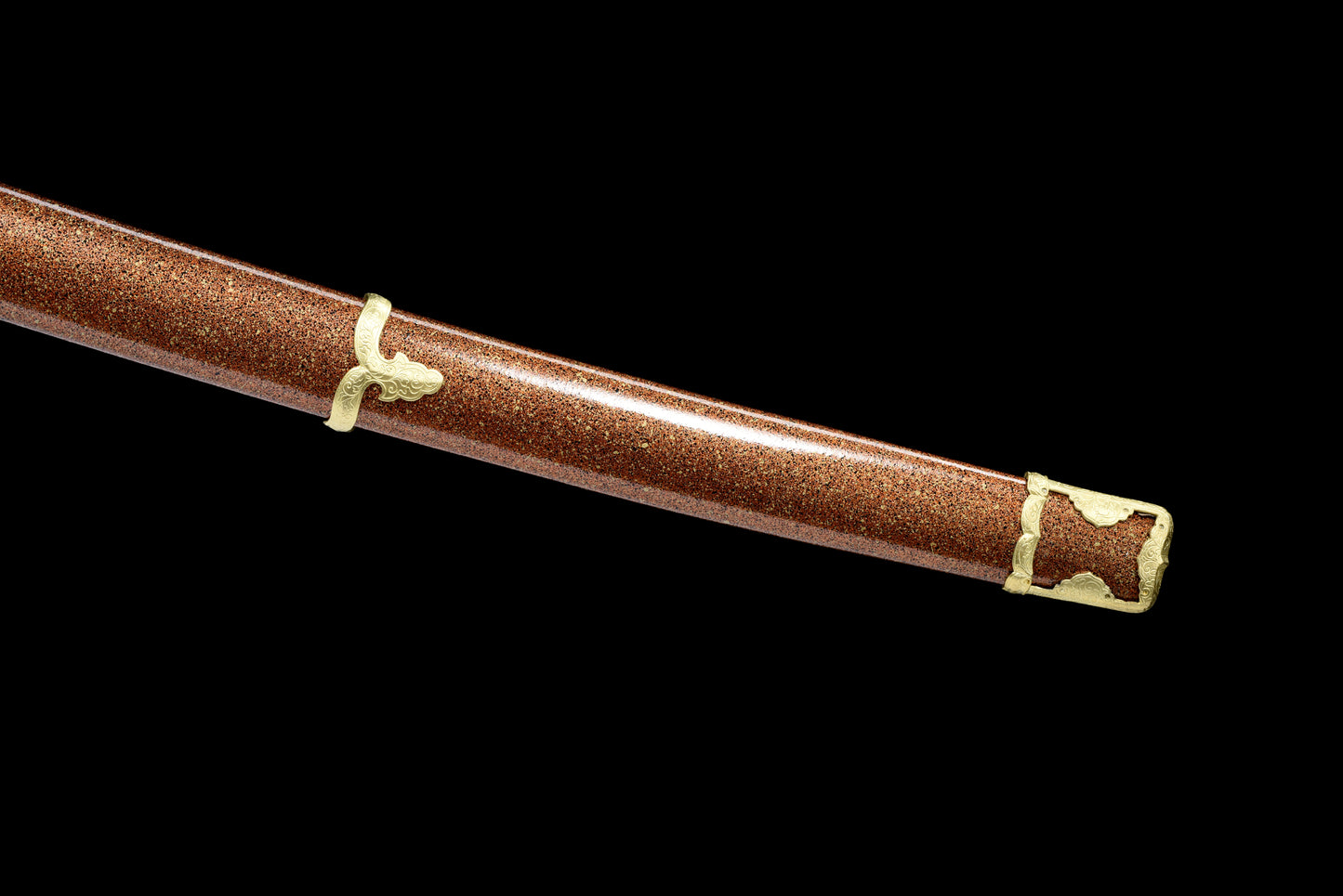 Fish Skin Scabbard with Tosa-mon Brocade Sashimono Tachi Koshirae(Custom-made products: Delivery within 30 days.)