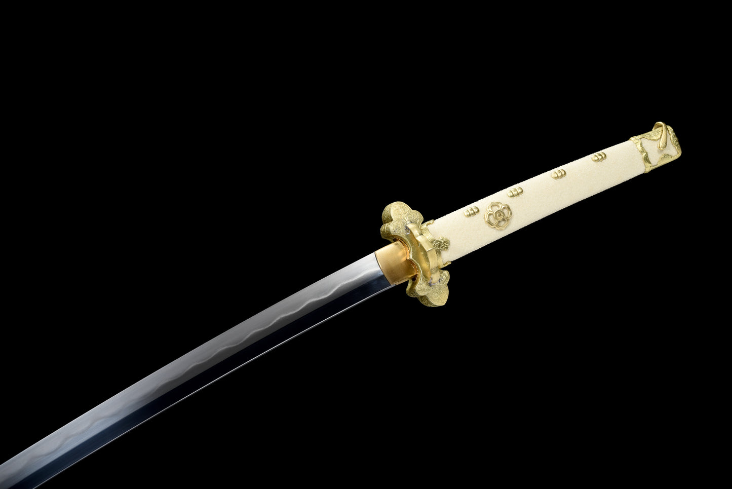 Fish Skin Scabbard with Tosa-mon Brocade Sashimono Tachi Koshirae(Custom-made products: Delivery within 30 days.)