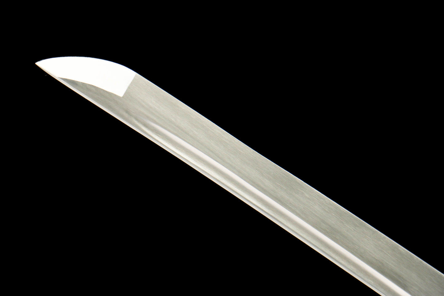 White Tiger's Roar - Handmade 1065 Steel Katana with Oil Quenched & Tempered Blade, Wooden Scabbard, Zinc Alloy Fittings - Unique Collector Sword