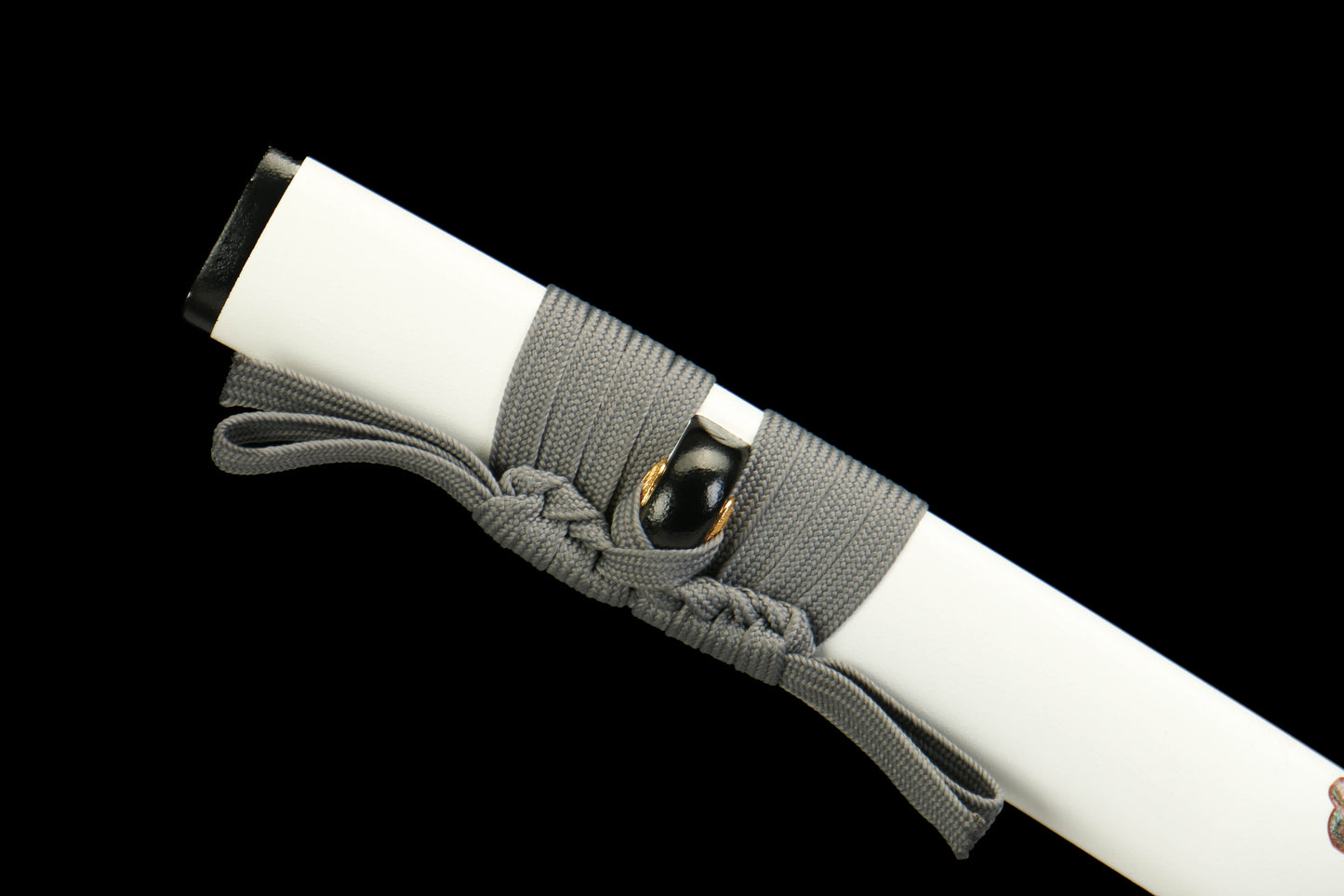 White Tiger's Roar - Handmade 1065 Steel Katana with Oil Quenched & Tempered Blade, Wooden Scabbard, Zinc Alloy Fittings - Unique Collector Sword