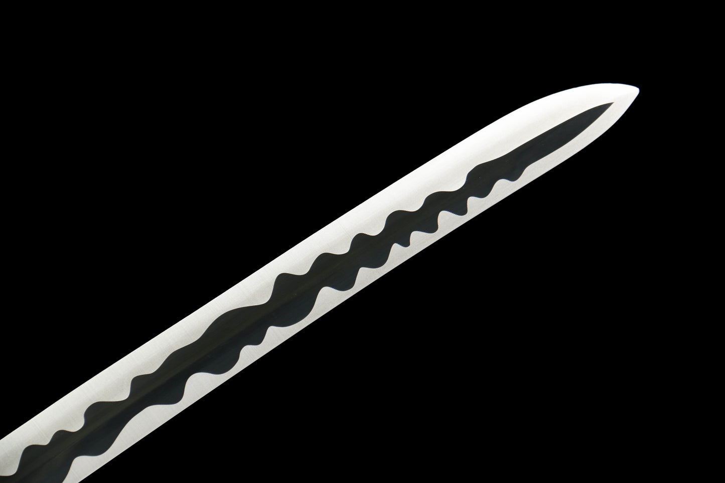 Immortal Cut Gate Opener - 1065 Steel Katana with Oil Quenched & Tempered Blade, Wooden Scabbard, Zinc Alloy Fittings - Unique Collector Sword