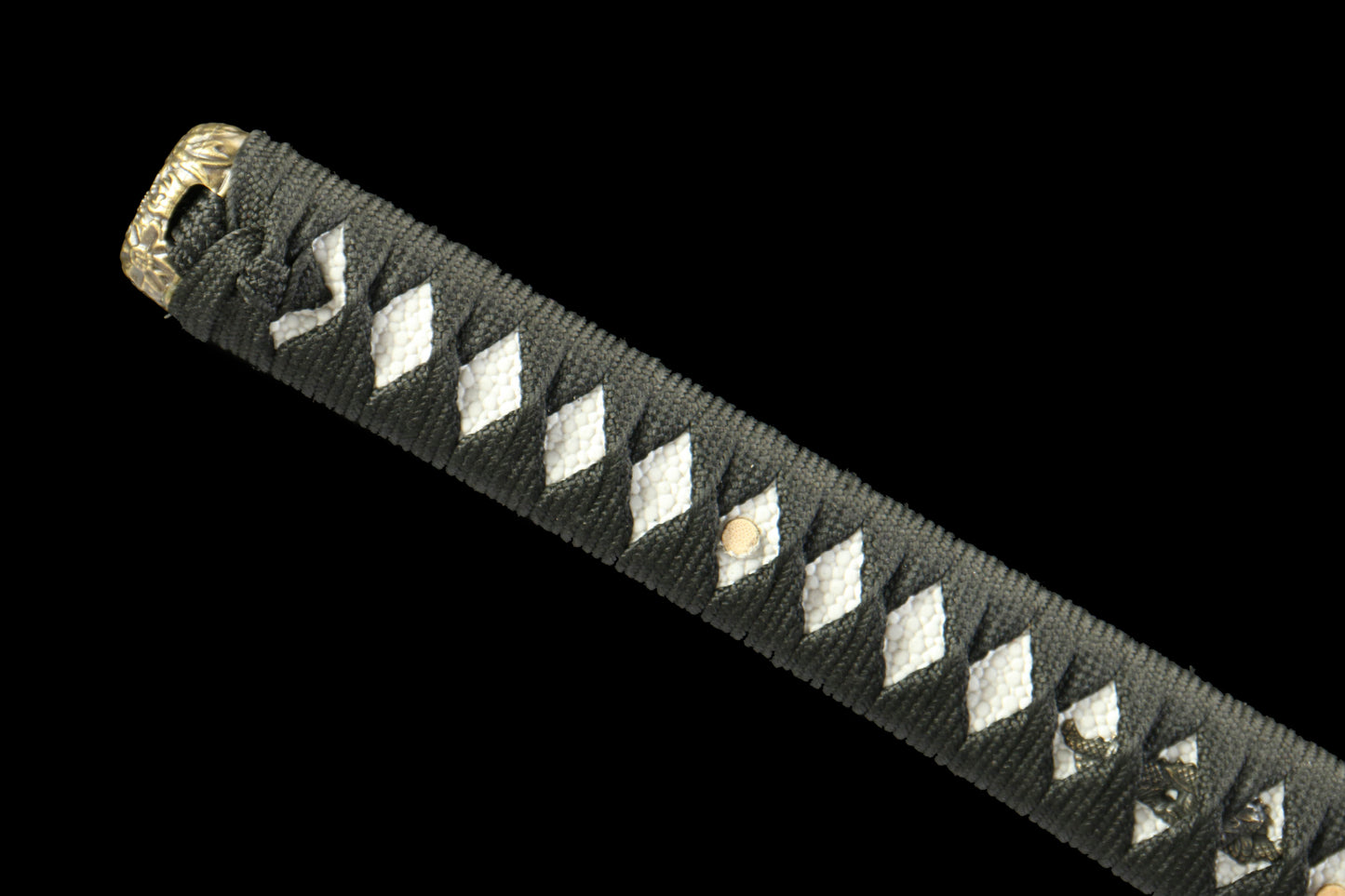Yarin Katana with 1065 Carbon Steel Blade, Ebony Wood Saya, Oil Quenched and Tempered