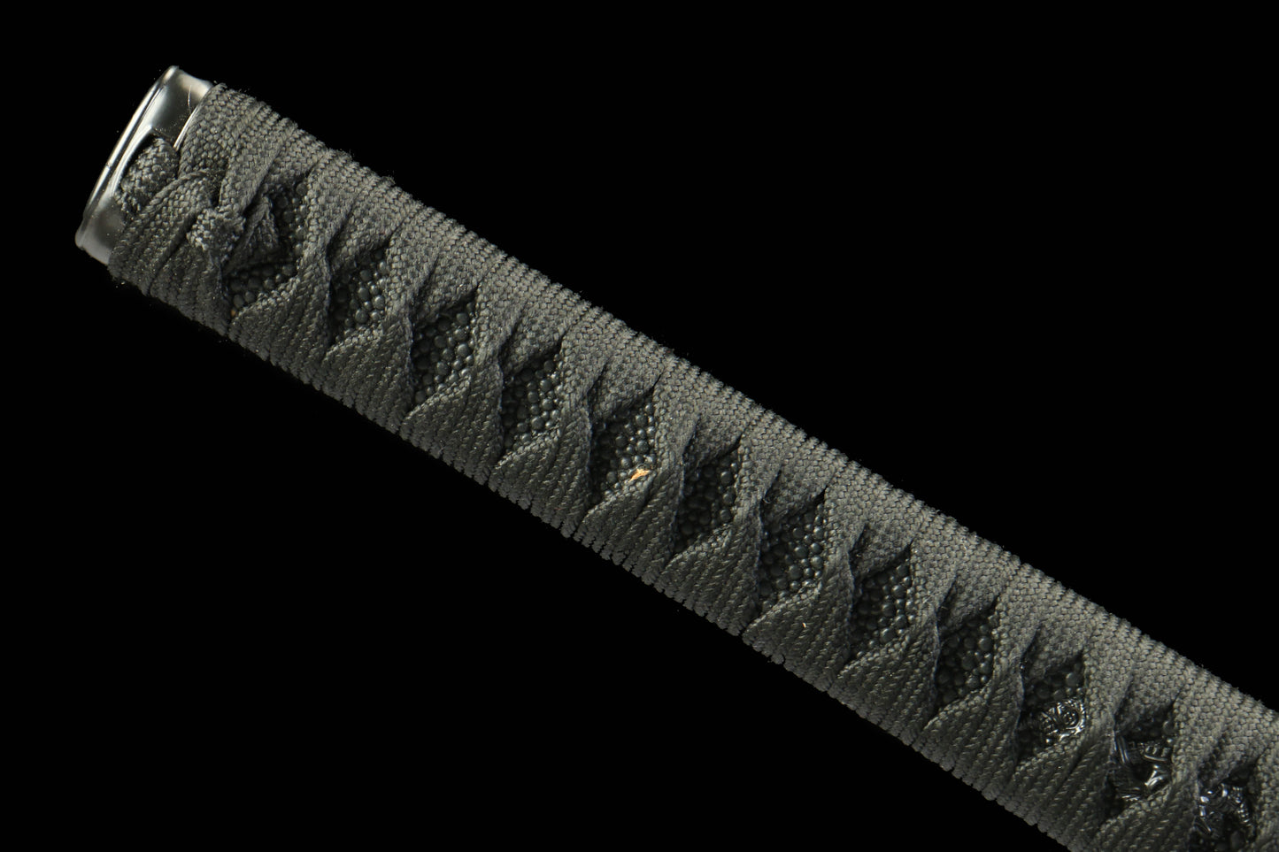 103cm Yue Du Katana | Blackened Damascus Steel Blade, Oil Quenched and Tempered