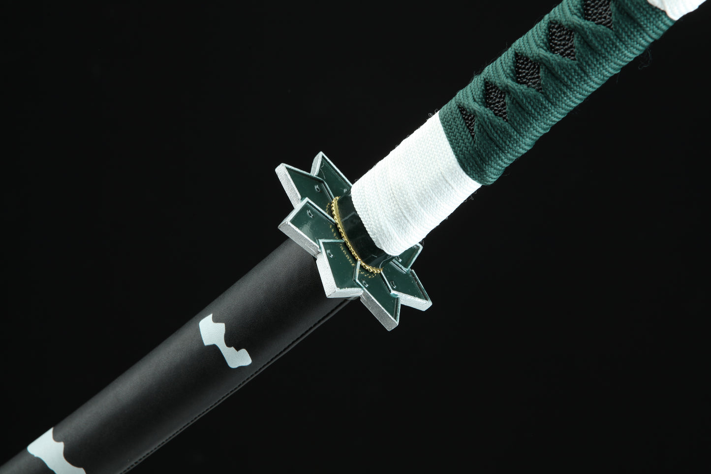 1:1 Replica Sanemi Shinazugawa Worn Katana(Leather sheath)