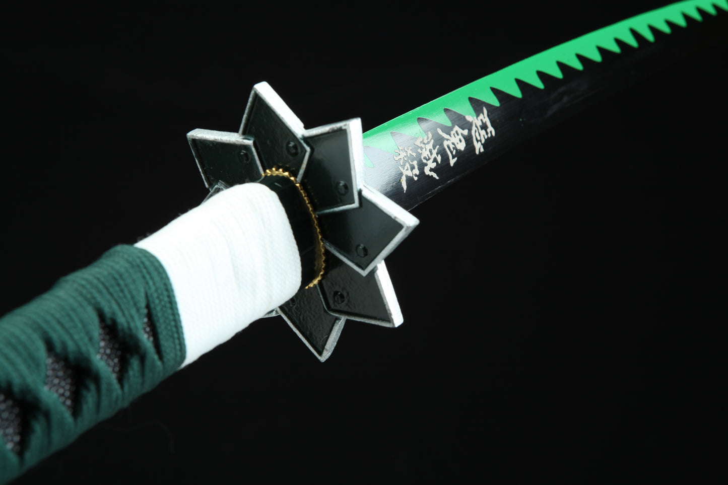 1:1 Replica Sanemi Shinazugawa Worn Katana(Leather sheath)