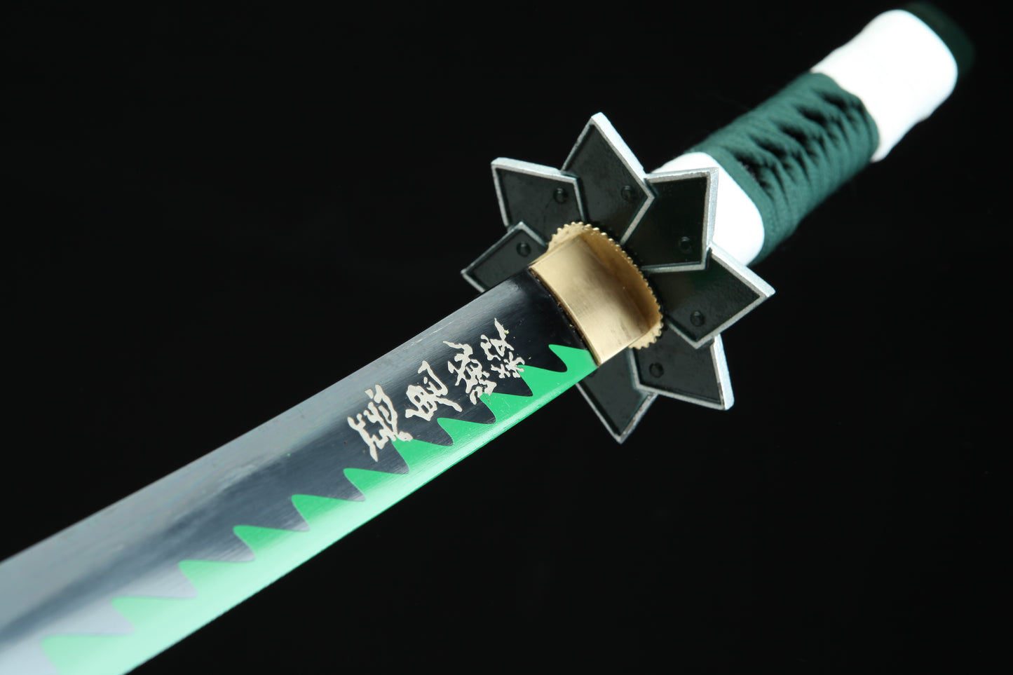 1:1 Replica Sanemi Shinazugawa Worn Katana(Leather sheath)