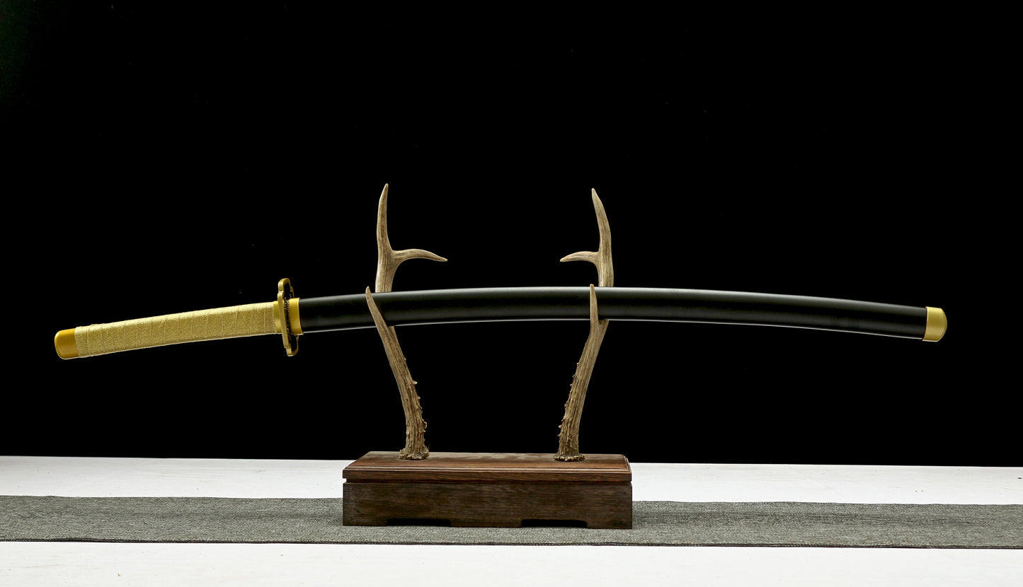 1:1 Replica Yoriichi Worn Katana Upgraded version