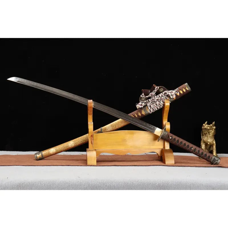 T10 lacquer sheathed japanese Katana sword