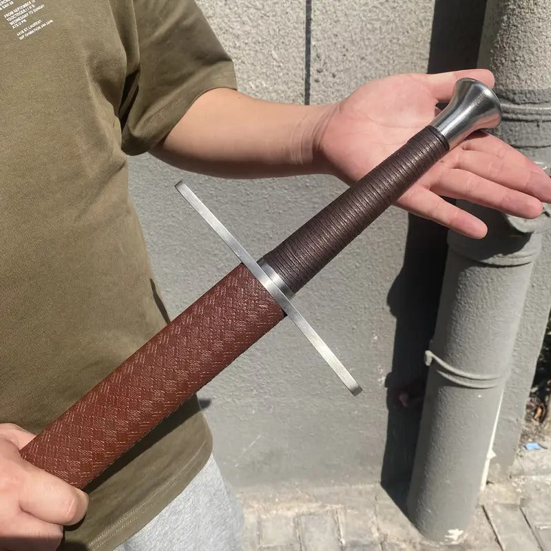 medieval knight sword hadfield steel