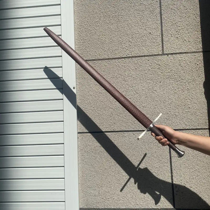 medieval knight sword hadfield steel