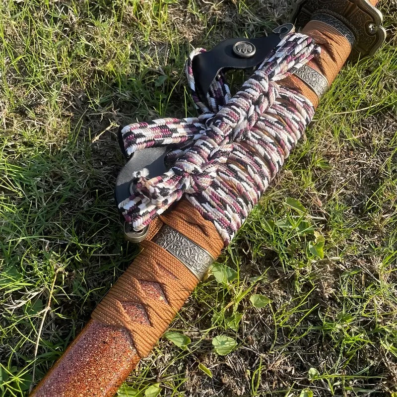 T10 lacquer sheathed burnt blade Katana swords